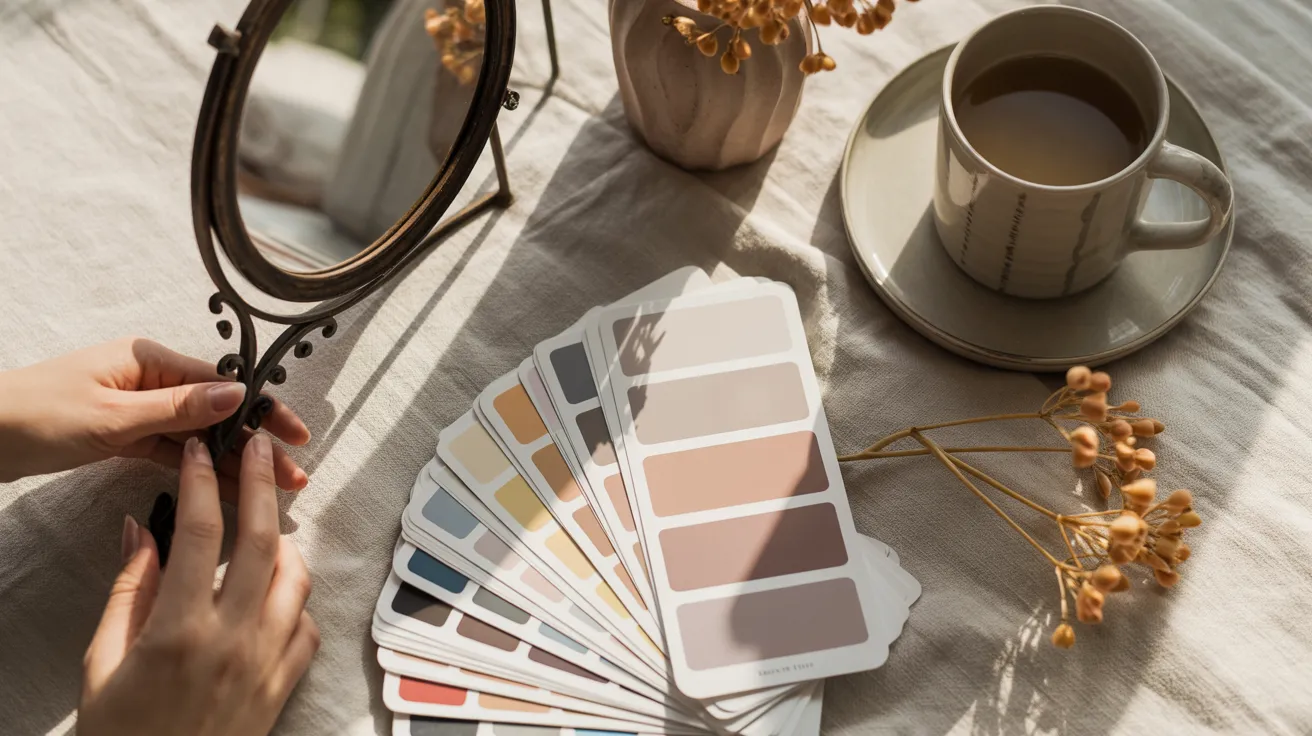 About What Colors Suit Me — curated styling studio still life