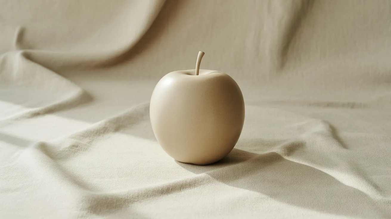 Apple body shape reference — round sphere silhouette