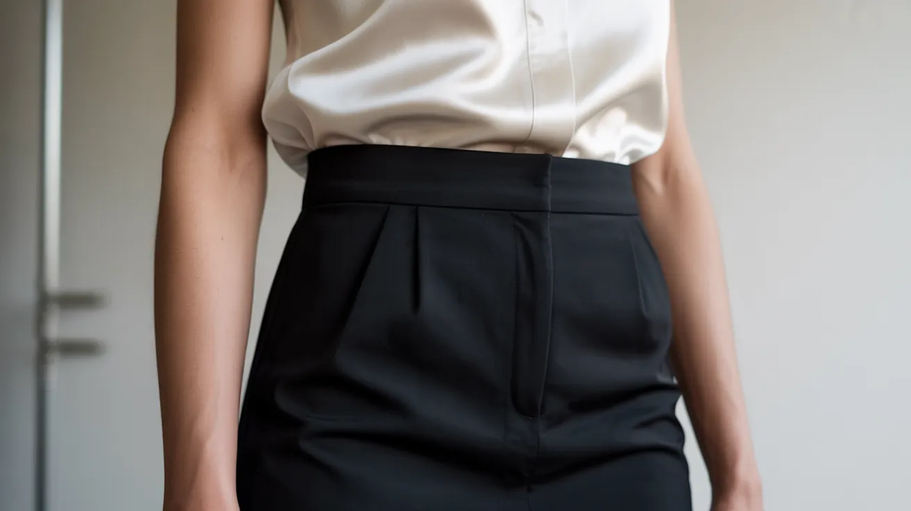 Dramatic Classic essence — sharp pencil skirt with crisp blouse