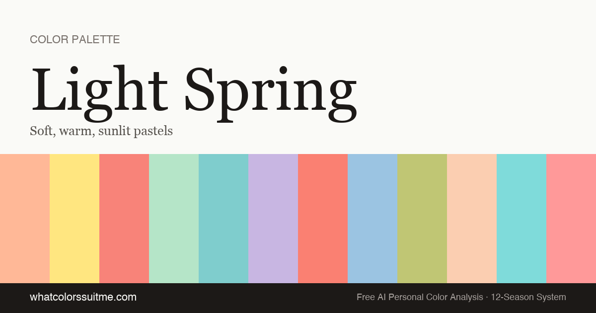 Spring Light Orange Hex Code Light Spring Color Palette: 12 Hex Codes + Style Guide | What Colors ...
